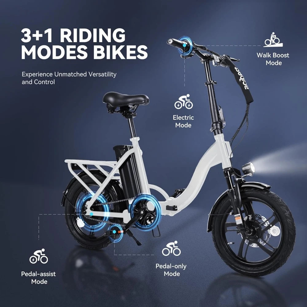 20MPH Peak 500W Folding Ebike