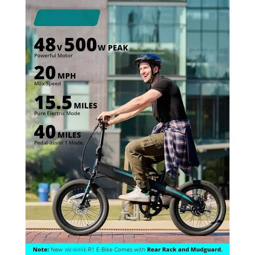 20Mph Power Folding Adult Electric Bike