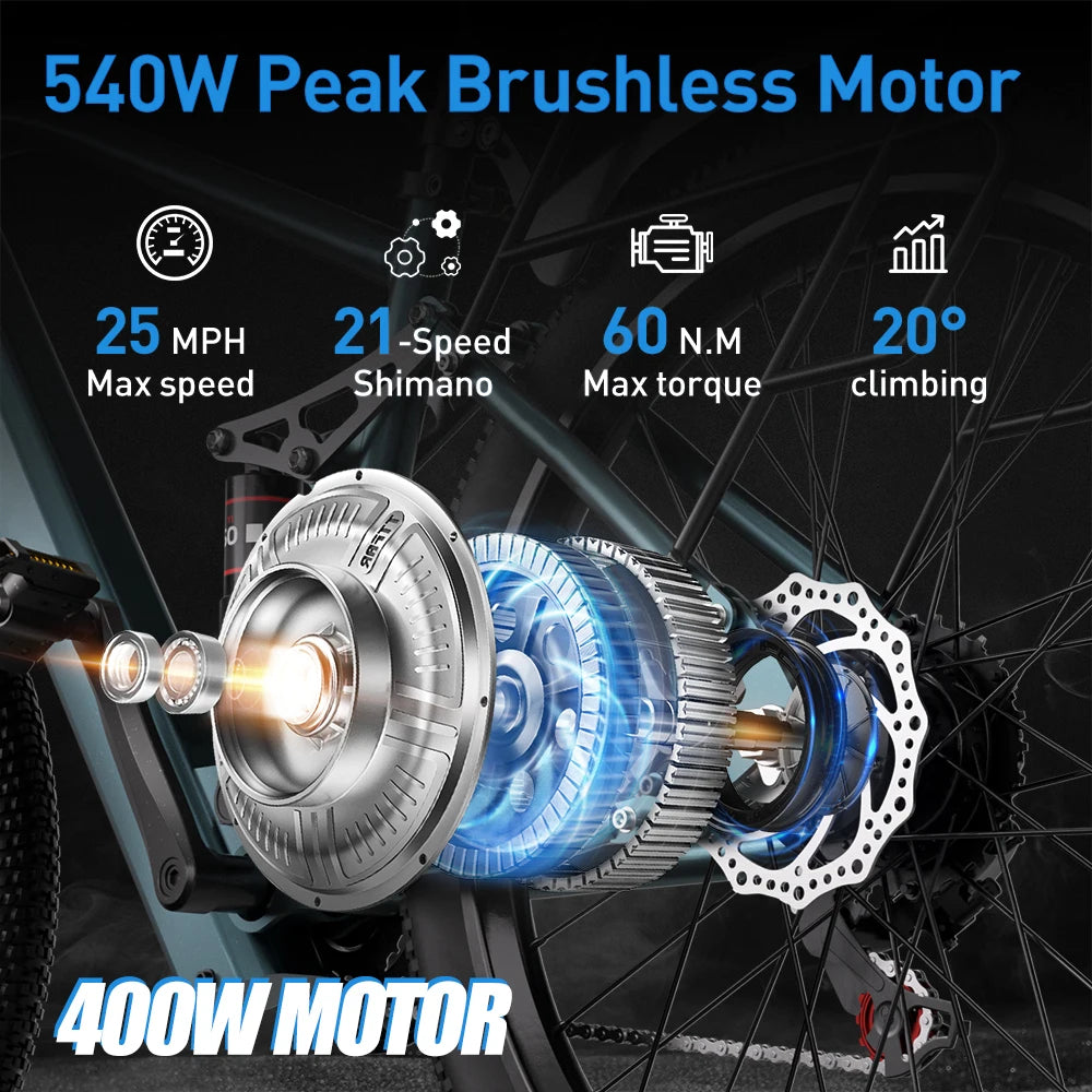 400w 36v 13AH  City Electric Bike