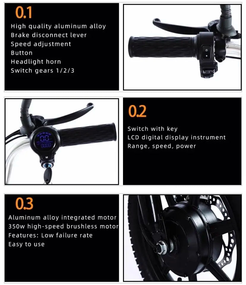 48V Three-wheel Electric Bike