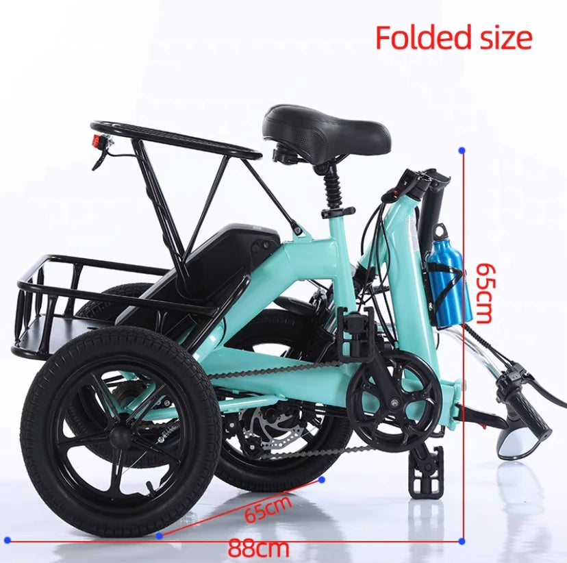 48V Three-wheel Electric Bike