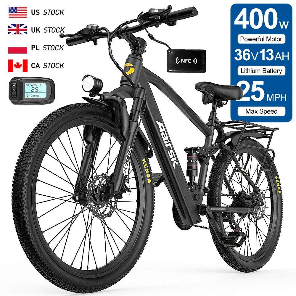 400w 36v 13AH  City Electric Bike