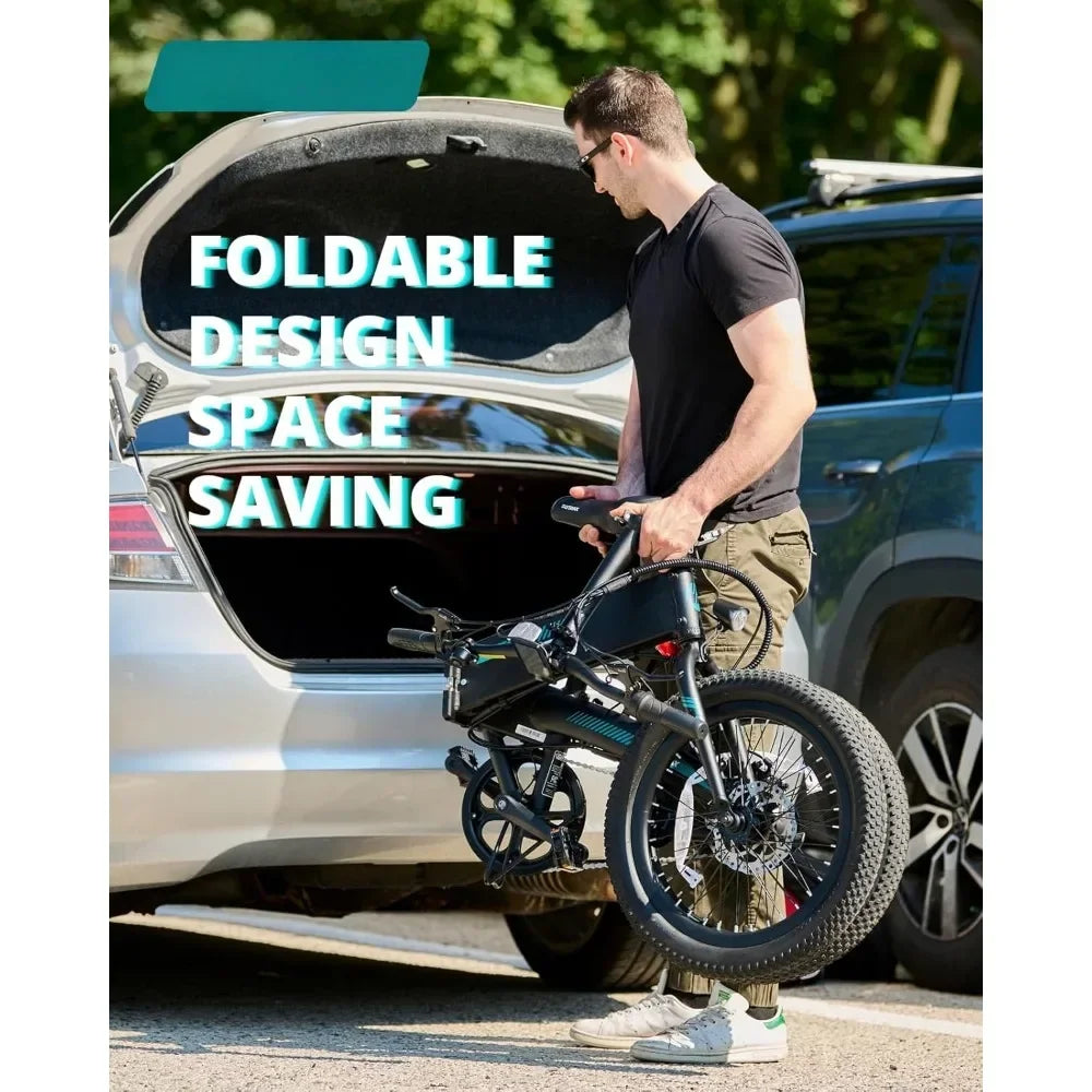 20Mph Power Folding Adult Electric Bike