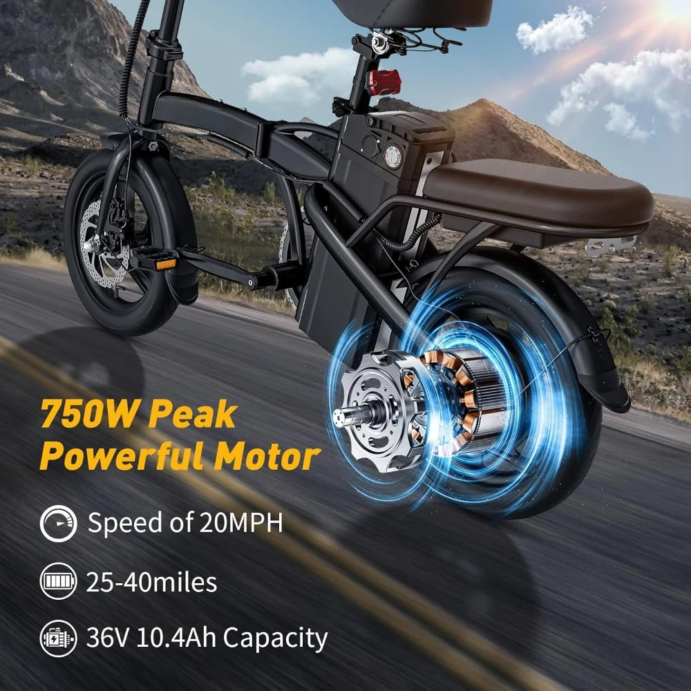 20mph Speed 36V Folding eBike