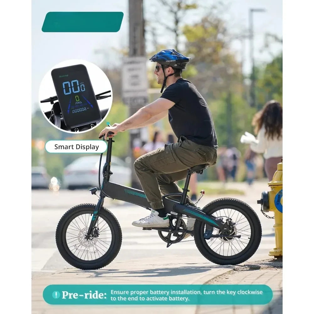 20Mph Power Folding Adult Electric Bike