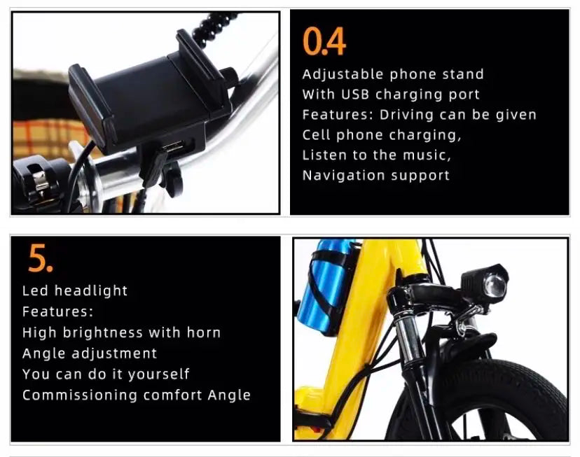 48V Three-wheel Electric Bike