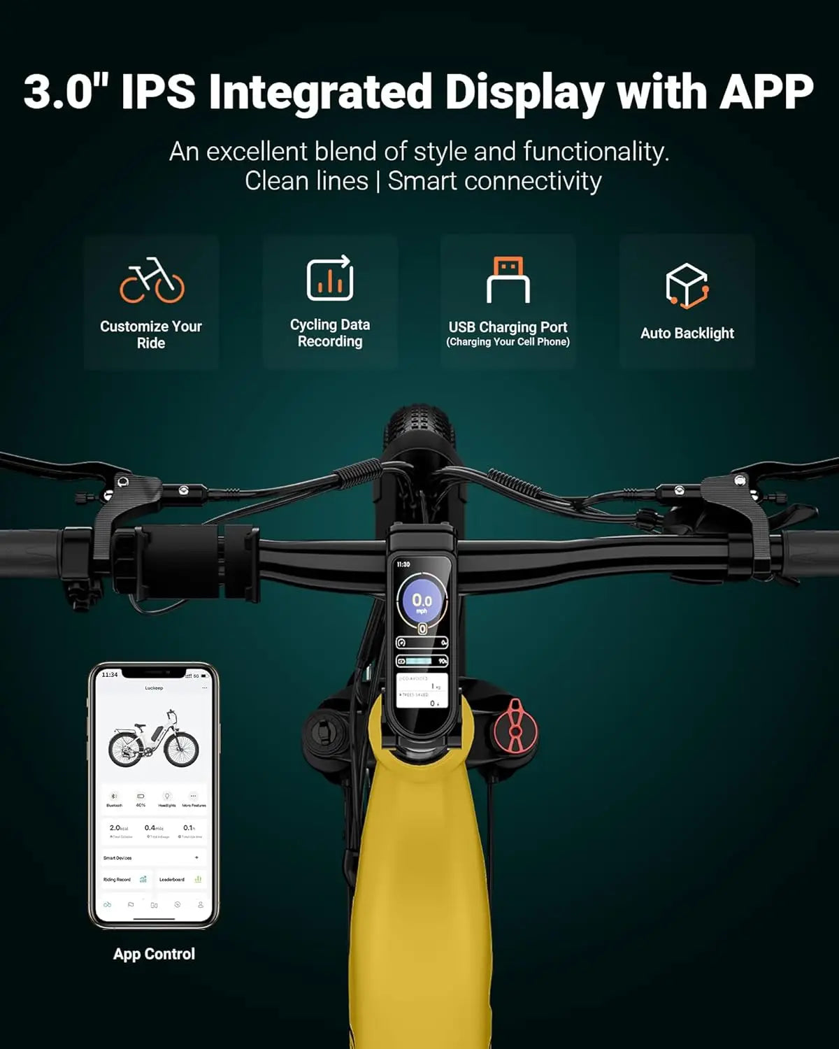 LUCKEEP X26 26" City Commuter Electric Bike