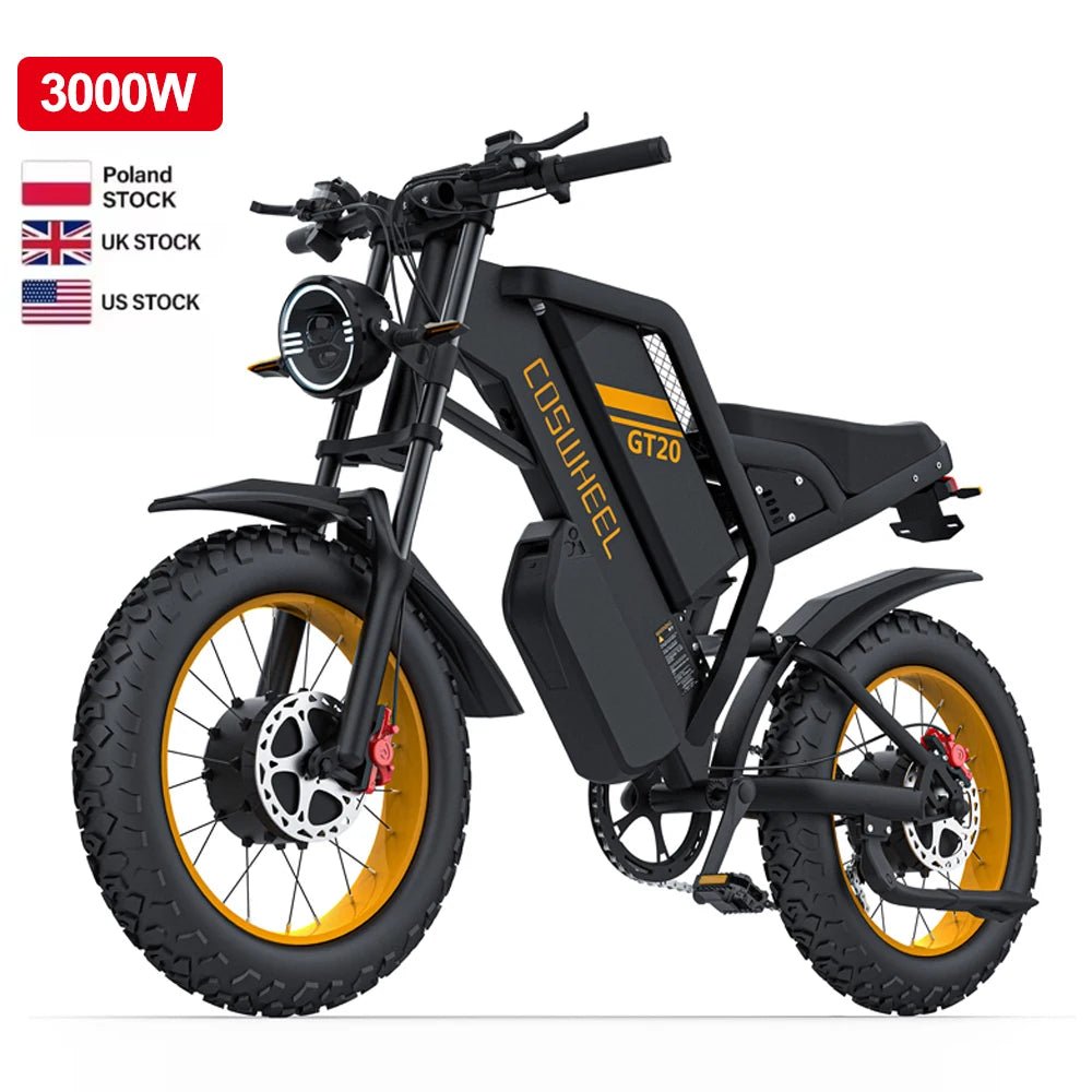 Coswheel GT20 Pro 1500/3000W Electric Bike