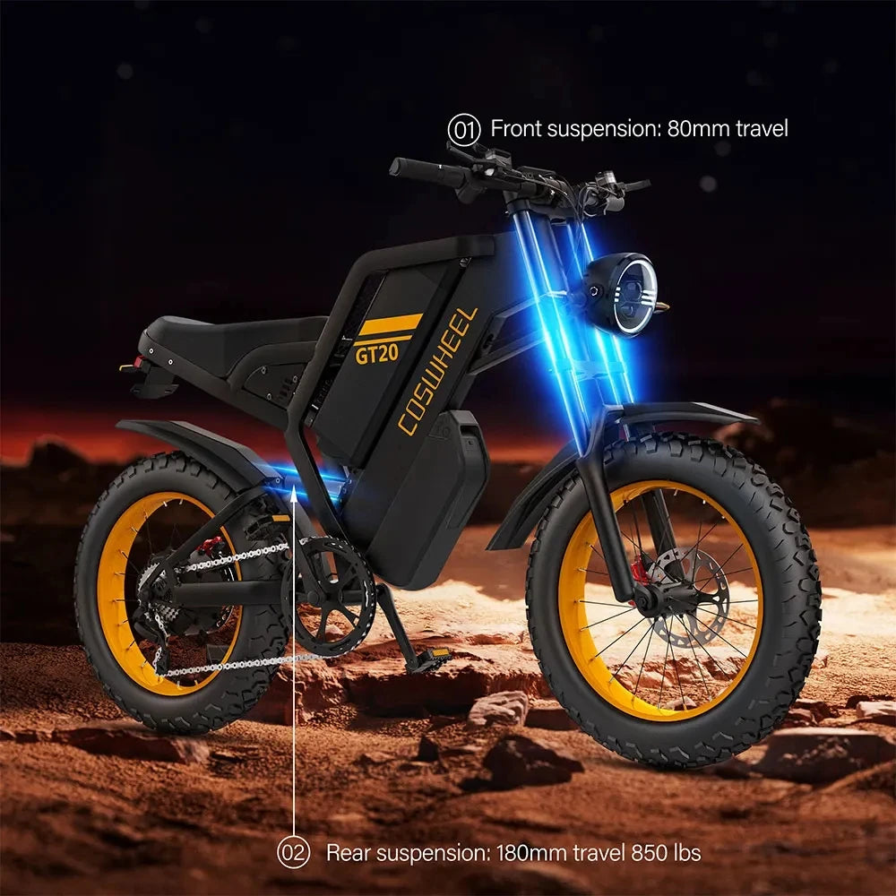 Coswheel GT20 Pro 1500/3000W Electric Bike