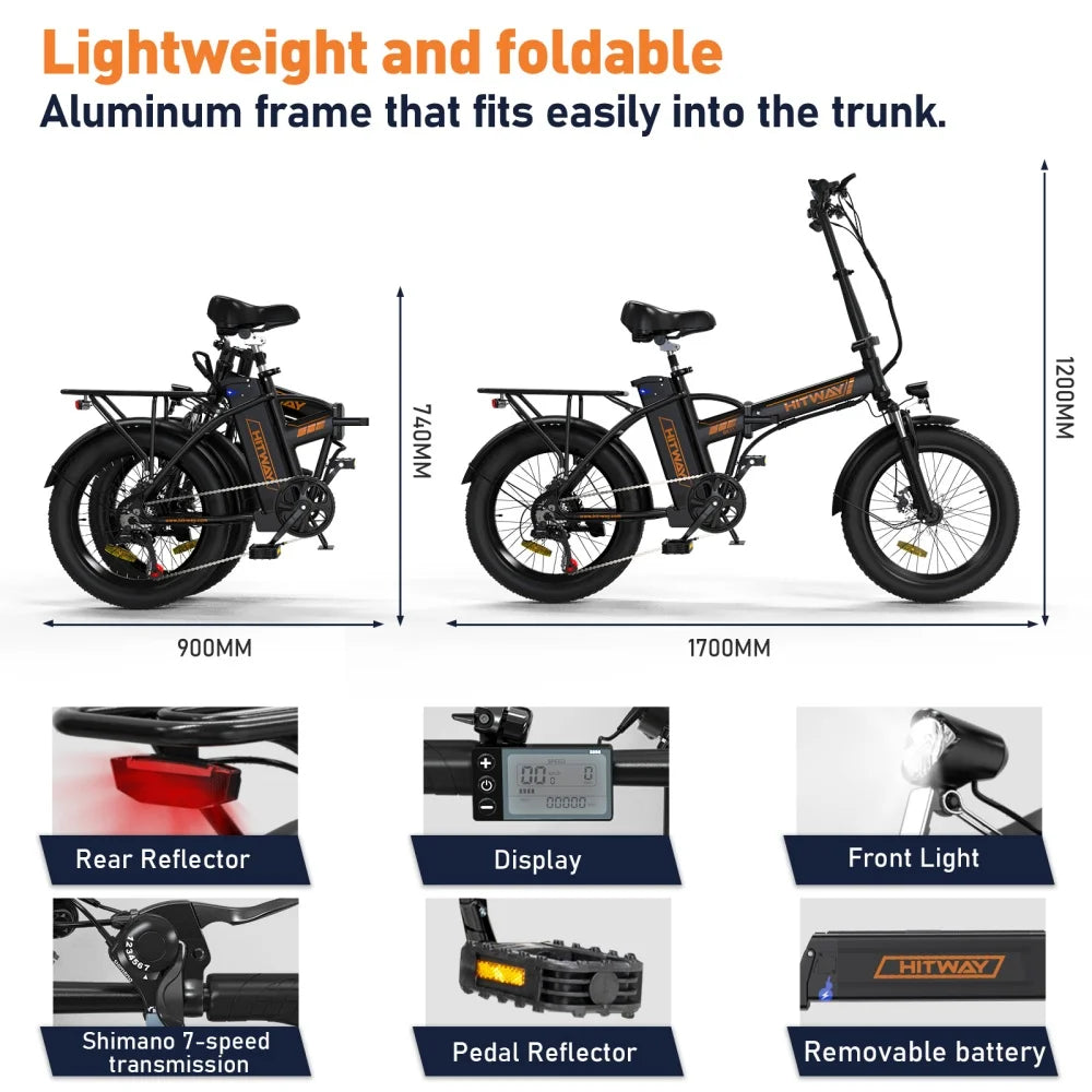 HITWAY BK11 Electric Folding E-Bike