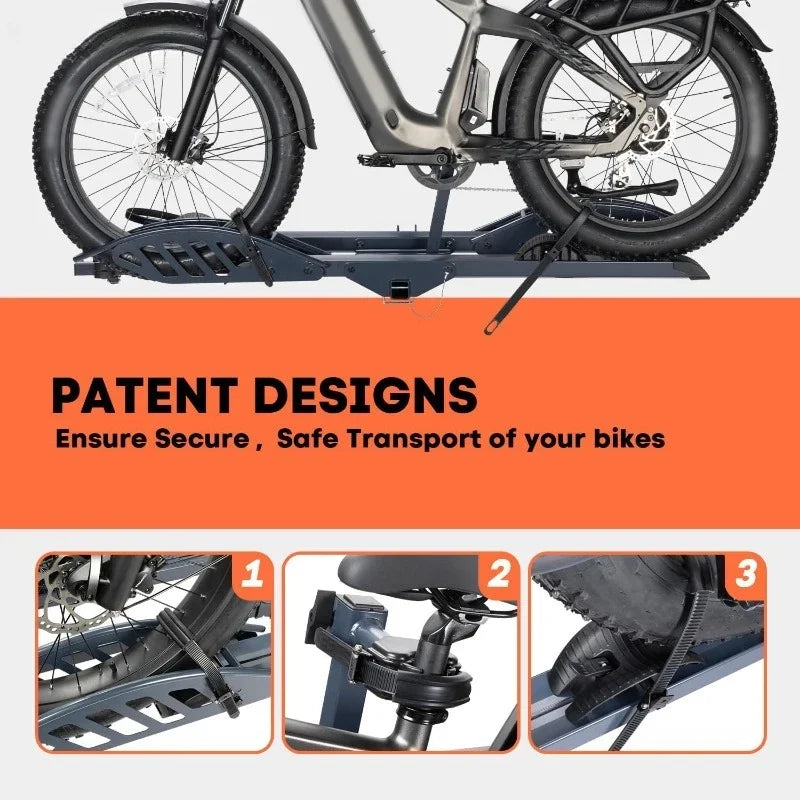2 E-Bike Rack with Ramp